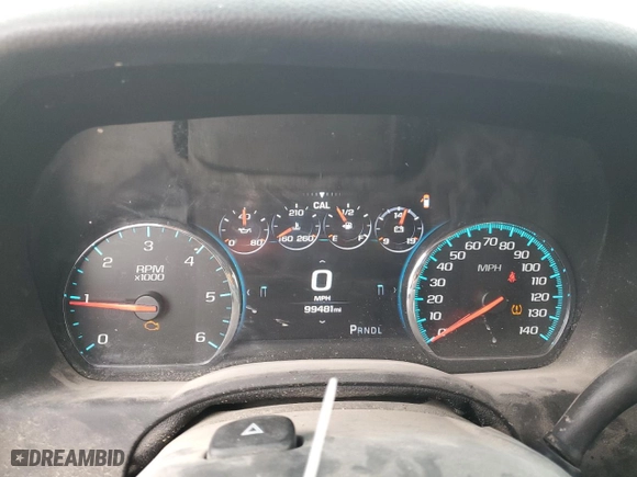 2017 Chevrolet Suburban Premier with VIN 1GNSKJKCXHR403076, listed as a Copart auction lot 46606025 with 99,481 mi miles and Salvage Title. Bid and sale history available at carsss.com. Image 9.
