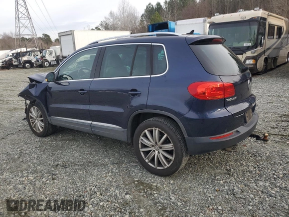 2013 Volkswagen Tiguan S with VIN WVGBV3AX0DW066778, listed as a Copart auction lot 85110984 with 108,027 mi miles and Salvage title. Bid and sale history available at DreamBid. Image 2.