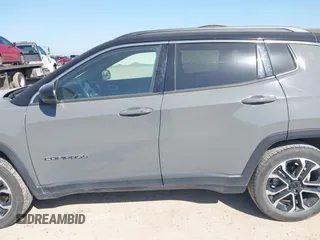 2023 Jeep Compass Limited with VIN 3C4NJDCN7PT569166, listed as a IAAI auction lot 42018154 with 40,751 mi miles and . Bid and sale history available at carsss.com. Image 14.