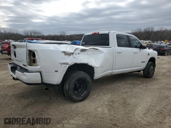 2020 Ram 3500 Big Horn with VIN 3C63RRHL7LG215842, listed as a Copart auction lot 44244405 with 160,973 mi miles and Salvage Title. Bid and sale history available at carsss.com. Image 3.