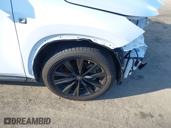 2022 Lexus NX with VIN 2T2KGCEZ8NC003721, listed as a IAAI auction lot 38637550 with 16,987 mi miles. Bid and sale history available at carsss.com. Image 18.