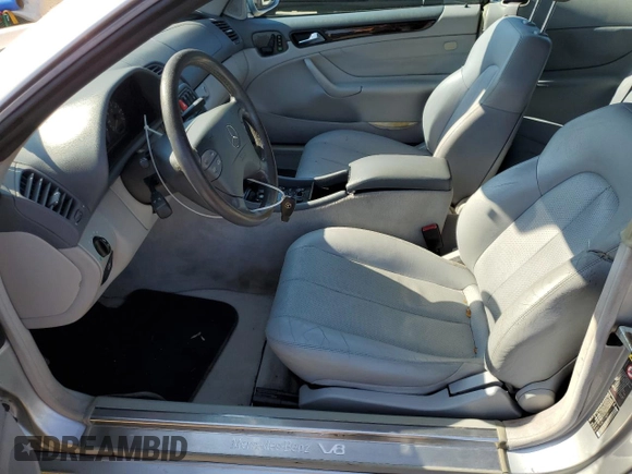 2002 Mercedes-Benz CLK with VIN WDBLK70G82T110291, listed as a Copart auction lot 75562454 with 152,132 mi miles and Salvage Title. Bid and sale history available at carsss.com. Image 7.