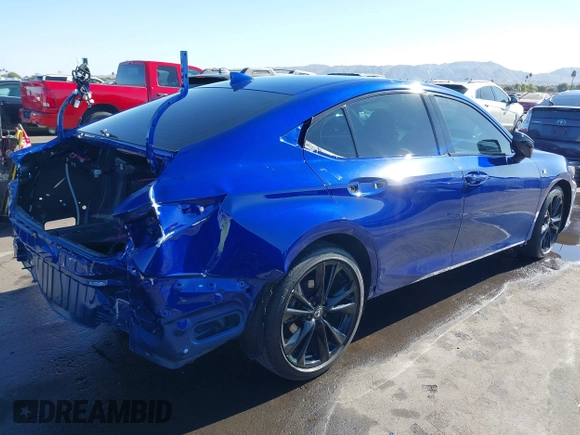 2021 Lexus ES 350 F Sport with VIN 58AHZ1B18MU094474, listed as a IAAI auction lot 41158854 with 23,438 mi miles and . Bid and sale history available at DreamBid. Image 4.