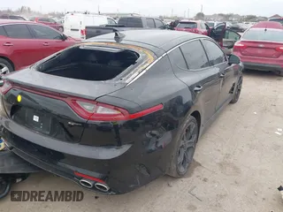 2020 Kia Stinger GT with VIN KNAE35LC2L6078391, listed as a IAAI auction lot 41409482 with 63,146 mi miles. Bid and sale history available at carsss.com. Image 4.