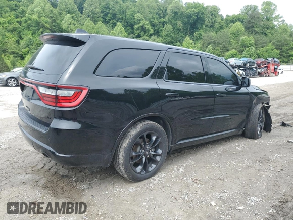 2022 Dodge Durango GT Plus with VIN 1C4RDJDG4NC174300, listed as a Copart auction lot 58557445 with 28,477 mi miles and Salvage title. Bid and sale history available at DreamBid. Image 3.