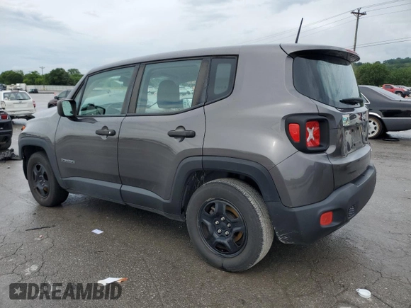 2017 Jeep Renegade Sport z VIN ZACCJAAB0HPF50756, wystawiony jako Copart lot #60187925 z przebiegiem 145 377 mil mil oraz Szkoda całkowita • Salvage title. Historia ofert i sprzedaży dostępna na DreamBid. Obrazek 2.