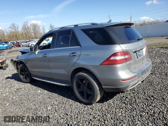 2012 Mercedes-Benz M 350 with VIN 4JGDA2EB7CA088687, listed as a Copart auction lot 48044295 with Not Provided miles and Salvage Title. Bid and sale history available at DreamBid. Image 2.