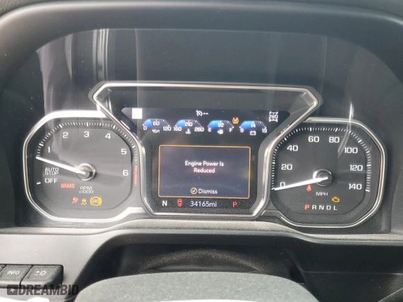 2019 GMC Sierra 1500 AT4 with VIN 3GTP9EEL9KG255281, listed as a Copart auction lot 44189175 with 34,165 mi miles and Salvage Title. Bid and sale history available at carsss.com. Image 9.