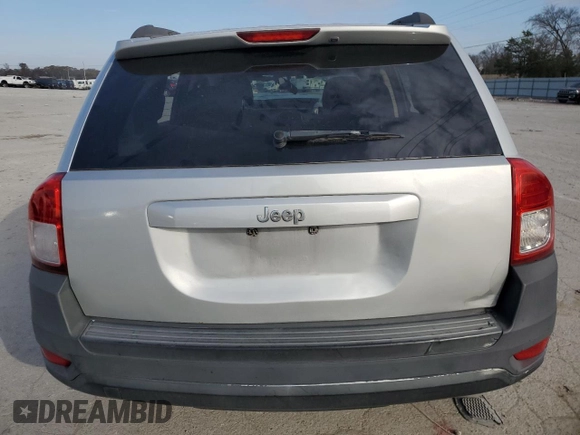 2012 Jeep Compass Sport with VIN 1C4NJCBB5CD503698, listed as a Copart auction lot 83105324 with 0 mi miles and Salvage Title. Bid and sale history available at carsss.com. Image 6.