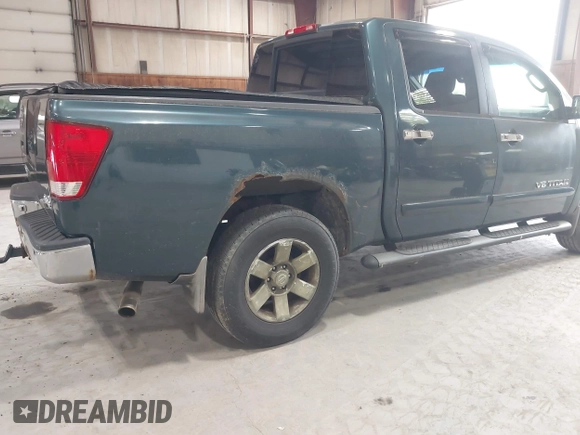 2005 Nissan Titan LE with VIN 1N6AA07B55N500154, listed as a IAAI auction lot 42455068 with 147,180 mi miles and . Bid and sale history available at DreamBid. Image 13.