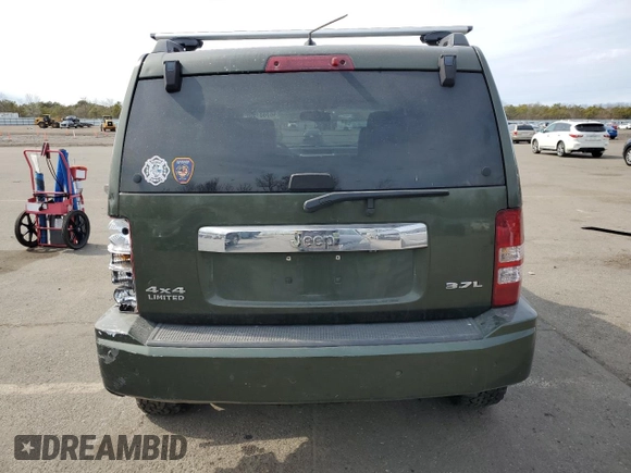 2008 Jeep Liberty Limited with VIN 1J8GN58K18W148016, listed as a Copart auction lot 65309455 with 176,843 mi miles and Non repairable. Bid and sale history available at DreamBid. Image 6.