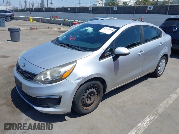 2016 Kia Rio LX with VIN KNADM4A32G6670837, listed as a IAAI auction lot 42154148 with 92,859 mi miles. Bid and sale history available at carsss.com. Image 2.