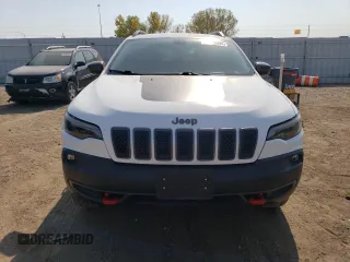 2020 Jeep Cherokee Trailhawk Elite z VIN 1C4PJMBN3LD537812, wystawiony jako Copart lot #73635994 z przebiegiem 43 496 mil mil oraz Czysty tytuł • Clean title. Historia ofert i sprzedaży dostępna na DreamBid. Obrazek 5.
