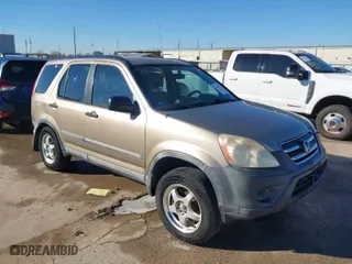 2006 Honda CR-V LX with VIN SHSRD68576U409145, listed as a IAAI auction lot 41267327 with 168,081 mi miles. Bid and sale history available at carsss.com. Image 1.