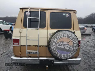 1981 Chevrolet Chevy Van z VIN 1G8EG25L4B7106150, wystawiony jako Copart lot #84432694 z przebiegiem 77 928 mil mil oraz Czysty tytuł • Clean title. Historia ofert i sprzedaży dostępna na DreamBid. Obrazek 6.