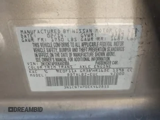 2014 Nissan Versa SV с VIN 3N1CN7AP0EK462855, выставлен на аукционе IAAI как лот 42497042 с пробегом 112 992 миль миль и . История ставок и продаж доступна на DreamBid. Изображение 9.