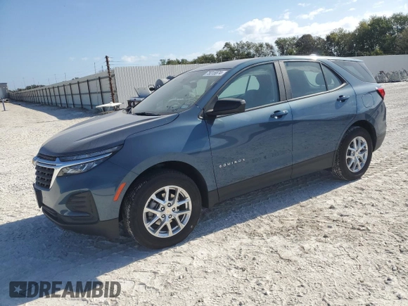 2024 Chevrolet Equinox LS with VIN 3GNAX5EG8RL294774, listed as a Copart auction lot 75315874 with 19,073 mi miles and Salvage Title. Bid and sale history available at carsss.com. Image 1.