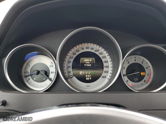 2015 Mercedes-Benz C-Class C 250 with VIN WDDGJ4HB3FG385116, listed as a Copart auction lot 47778355 with 91,566 mi miles and Salvage Title. Bid and sale history available at carsss.com. Image 9.