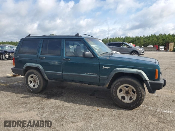 1998 Jeep Cherokee Sport with VIN 1J4FJ68S9WL249365, listed as a Copart auction lot 58896155 with 344,530 mi miles and Clean title. Bid and sale history available at DreamBid. Image 4.