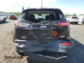 2018 Jeep Cherokee Latitude Plus with VIN 1C4PJMLX7JD502235, listed as a Copart auction lot 58185365 with 53,963 mi miles and Salvage title. Bid and sale history available at DreamBid. Image 6.