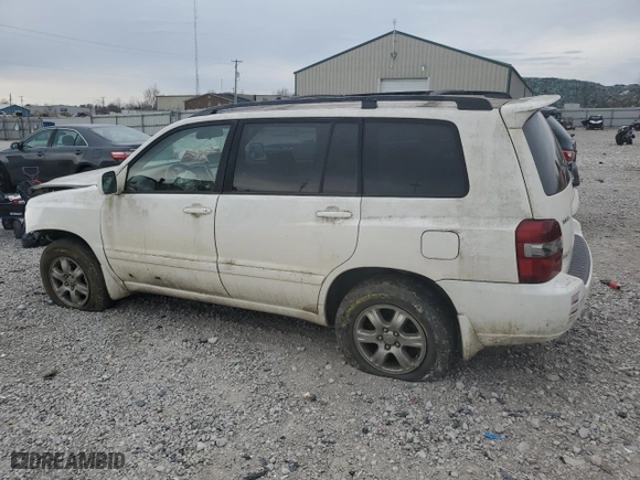 2007 Toyota Highlander w/3rd Row with VIN JTEEP21A370199524, listed as a Copart auction lot 50151765 with 220,382 mi miles and Salvage Title. Bid and sale history available at carsss.com. Image 2.