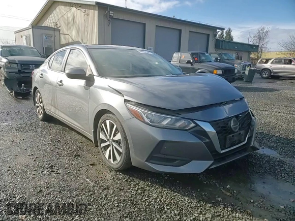 2021 Nissan Sentra SV with VIN 3N1AB8CV0MY312743, listed as a Copart auction lot 44067945 with 60,432 mi miles and Salvage Title. Bid and sale history available at DreamBid. Image 10.