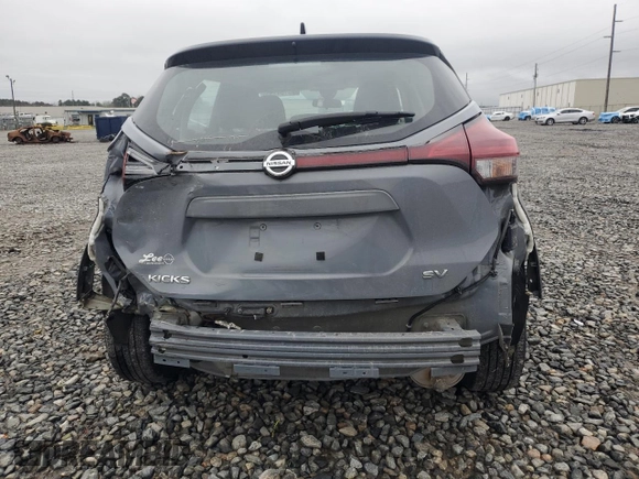 2021 Nissan Kicks SV with VIN 3N1CP5CV0ML470067, listed as a Copart auction lot 45164195 with 35,166 mi miles and Salvage Title. Bid and sale history available at DreamBid. Image 6.