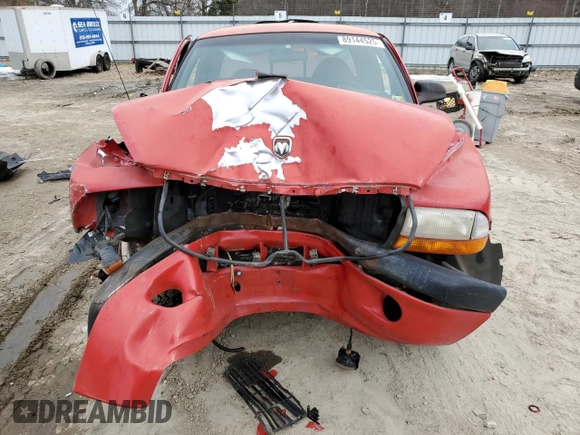 1997 Dodge Dakota with VIN 1B7GL23Y8VS274903, listed as a Copart auction lot 89144525 with 270,609 mi miles and Clean Title. Bid and sale history available at carsss.com. Image 5.