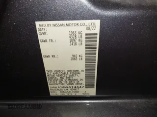 2022 Nissan Altima SR z VIN 1N4BL4CV8NN414447, wystawiony jako IAAI lot #42047746 z przebiegiem 52 389 mil mil oraz . Historia ofert i sprzedaży dostępna na DreamBid. Obrazek 9.
