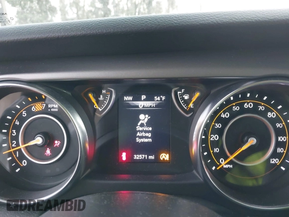 2022 Jeep Wrangler Unlimited Sport with VIN 1C4HJXDNXNW253510, listed as a IAAI auction lot 41461051 with 32,571 mi miles and . Bid and sale history available at DreamBid. Image 16.