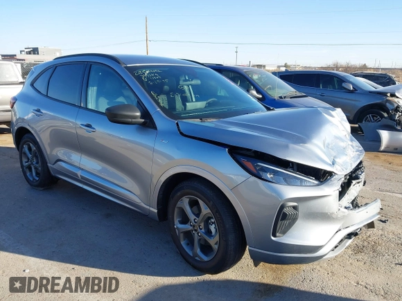 2024 Ford Escape ST-Line with VIN 1FMCU0MN5RUB05562, listed as a IAAI auction lot 41667538 with 59 mi miles and . Bid and sale history available at DreamBid. Image 1.