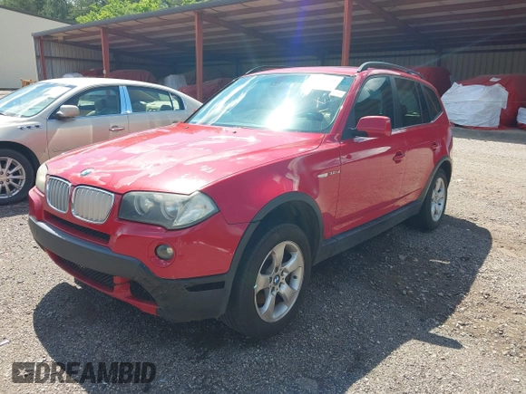 2008 BMW X3 3.0si with VIN WBXPC93448WJ12823, listed as a IAAI auction lot 42148588 with 199,609 mi miles and . Bid and sale history available at DreamBid. Image 2.