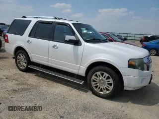 2011 Ford Expedition Limited with VIN 1FMJU2A56BEF45345, listed as a Copart auction lot 58817895 with 196,164 mi miles and Non repairable. Bid and sale history available at DreamBid. Image 4.