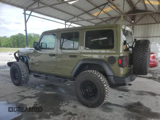 2025 Jeep Wrangler Sport S with VIN 1C4PJXDG7SW536309, listed as a Copart auction lot 53847575 with 1,476 mi miles and Salvage title. Bid and sale history available at DreamBid. Image 2.