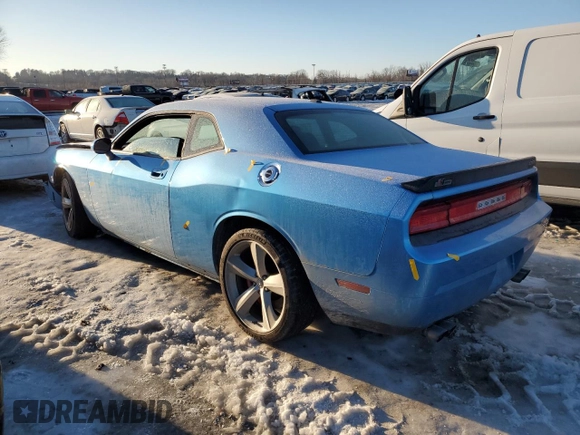 2010 Dodge Challenger SRT-8 with VIN 2B3CJ7DW7AH130521, listed as a Copart auction lot 88990235 with 128,370 mi miles and Salvage title. Bid and sale history available at DreamBid. Image 2.