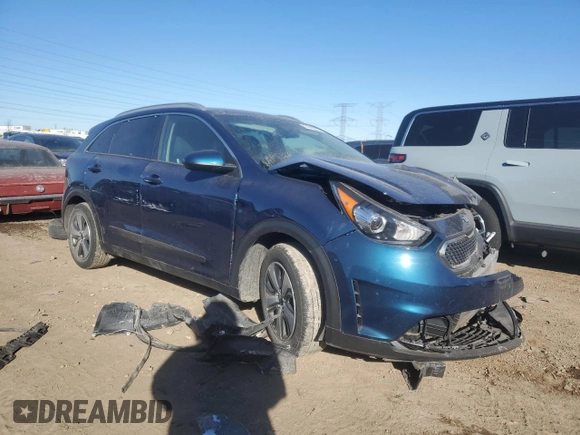 2019 Kia Niro LX with VIN KNDCB3LC2K5340545, listed as a Copart auction lot 44448285 with 49,587 mi miles and Salvage Title. Bid and sale history available at carsss.com. Image 4.