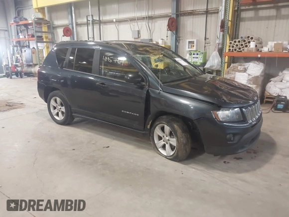 2015 Jeep Compass High Altitude Edition with VIN 1C4NJDEB1FD162936, listed as a IAAI auction lot 41954969 with 93,940 mi miles. Bid and sale history available at carsss.com. Image 1.