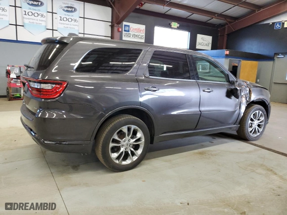 2019 Dodge Durango GT Plus with VIN 1C4RDJDG8KC827349, listed as a Copart auction lot 89244455 with 100,704 mi miles and Clean Title. Bid and sale history available at carsss.com. Image 3.