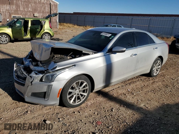 2017 Cadillac CTS AWD with VIN 1G6AW5SX7H0173961, listed as a Copart auction lot 82490624 with 109,598 mi miles and Salvage title. Bid and sale history available at DreamBid. Image 1.