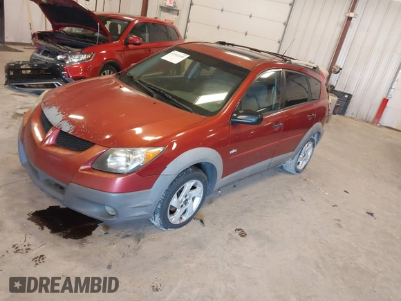 2003 Pontiac Vibe with VIN 5Y2SL62863Z429892, listed as a IAAI auction lot 41932245 with 249,937 mi miles. Bid and sale history available at carsss.com. Image 2.