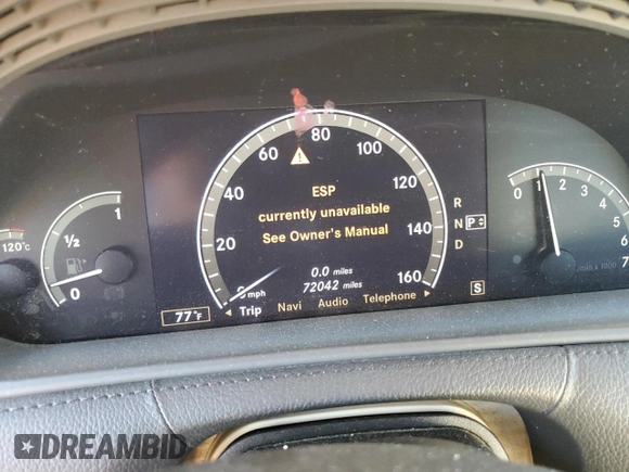 2007 Mercedes-Benz CL 550 с VIN WDDEJ71X07A001943, выставлен на аукционе Copart как лот 57839665 с пробегом 72 042 миль миль и Списание • Salvage title. История ставок и продаж доступна на DreamBid. Изображение 9.