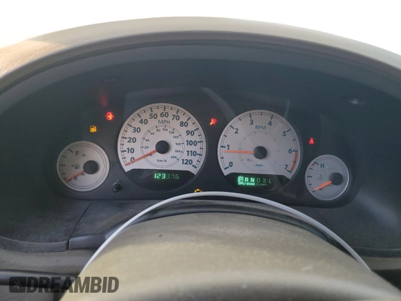 2006 Chrysler Town & Country LWB LX with VIN 2A4GP44R56R847177, listed as a Copart auction lot 83577954 with 123,376 mi miles and Salvage Title. Bid and sale history available at carsss.com. Image 9.