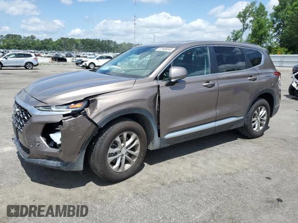 2020 Hyundai Santa Fe SE with VIN 5NMS2CAD8LH167474, listed as a Copart auction lot 57946045 with 59,949 mi miles and Salvage title. Bid and sale history available at DreamBid. Image 1.