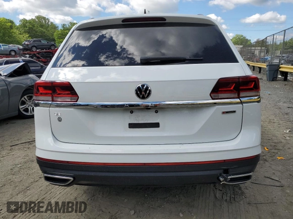 2021 Volkswagen Atlas SE z VIN 1V2LP2CA3MC513383, wystawiony jako Copart lot #56131345 z przebiegiem 75 230 mil mil oraz Szkody całkowita. Historia ofert i sprzedaży dostępna na DreamBid. Obrazek 6.