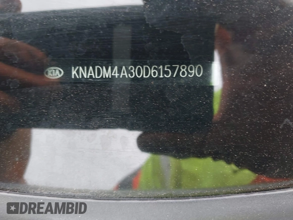 2013 Kia Rio LX with VIN KNADM4A30D6157890, listed as a IAAI auction lot 42066146 with 73,319 mi miles and . Bid and sale history available at DreamBid. Image 9.