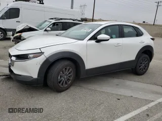 2025 Mazda CX-30 S with VIN 3MVDMBAM8SM766379, listed as a Copart auction lot 50661835 with 2,639 mi miles and Salvage title. Bid and sale history available at DreamBid. Image 1.