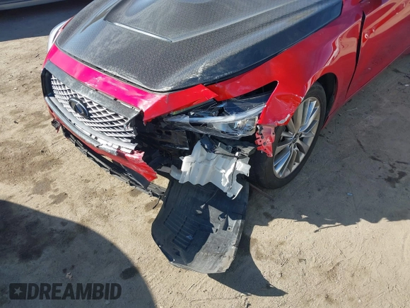2022 Infiniti Q50 Luxe z VIN JN1EV7BP9NM312072, wystawiony jako IAAI lot #41621411 z przebiegiem 33 323 mil mil oraz . Historia ofert i sprzedaży dostępna na DreamBid. Obrazek 6.