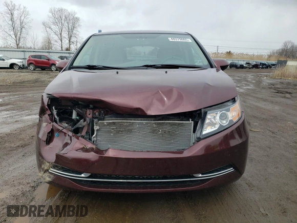 2017 Honda Odyssey EX z VIN 5FNRL5H49HB017797, wystawiony jako Copart lot #48379005 z przebiegiem 96 939 mil mil oraz Szkoda całkowita • Salvage title. Historia ofert i sprzedaży dostępna na DreamBid. Obrazek 5.