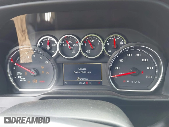 2021 Chevrolet Silverado 1500 RST with VIN 1GCUYEED8MZ430721, listed as a IAAI auction lot 41723684 with 58,266 mi miles. Bid and sale history available at carsss.com. Image 7.