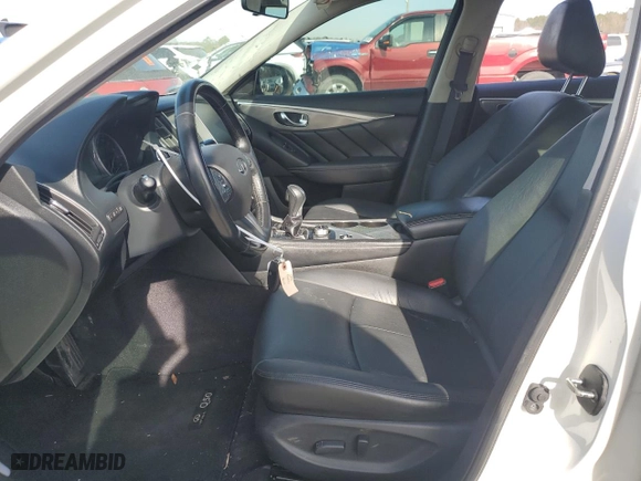 2015 Infiniti Q50 with VIN JN1BV7AP4FM344112, listed as a Copart auction lot 42356095 with 142,824 mi miles and Salvage Title. Bid and sale history available at carsss.com. Image 7.